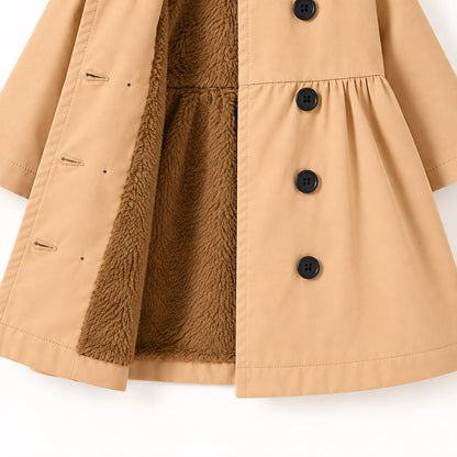 Fleece Lined Trench Coat