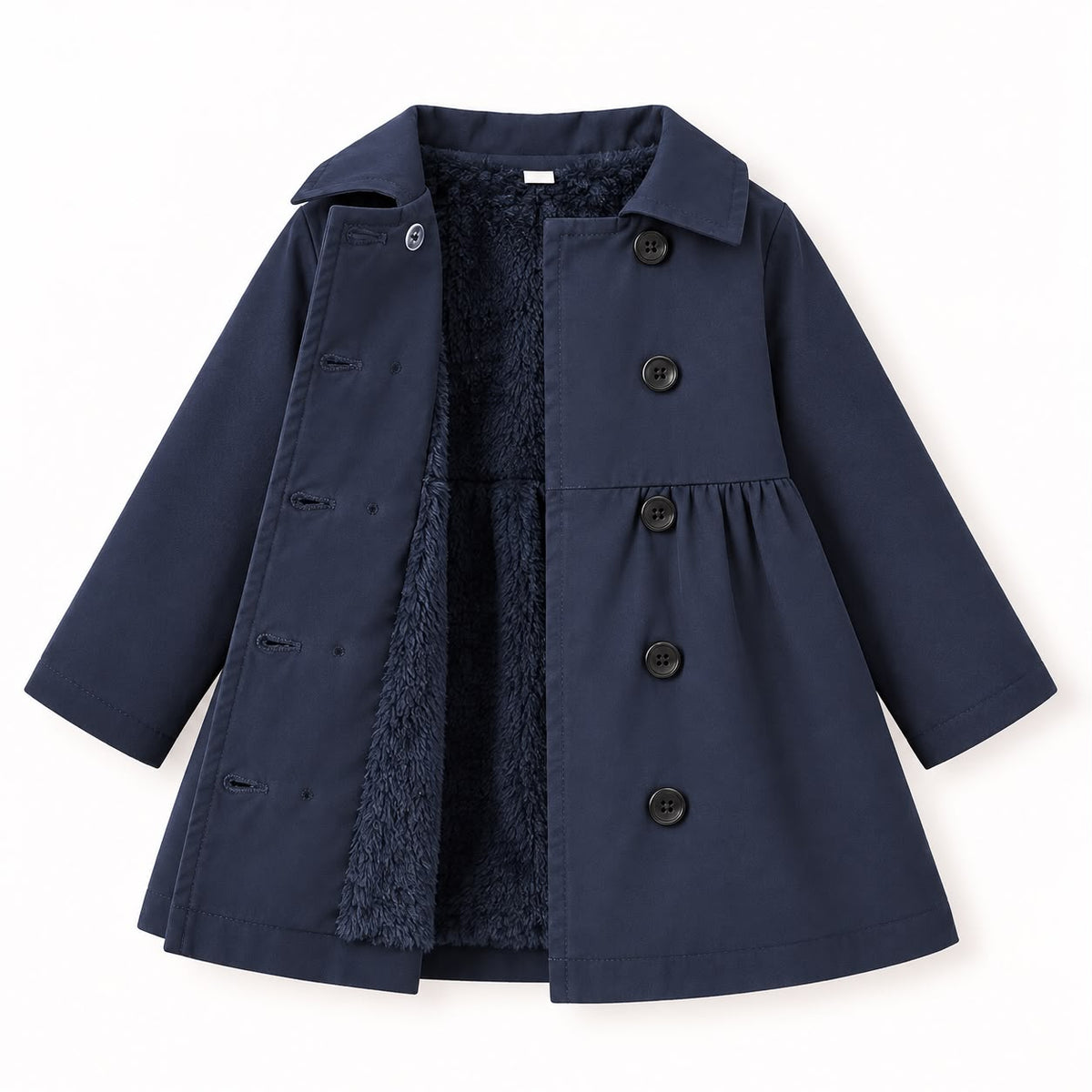 Fleece Lined Trench Coat