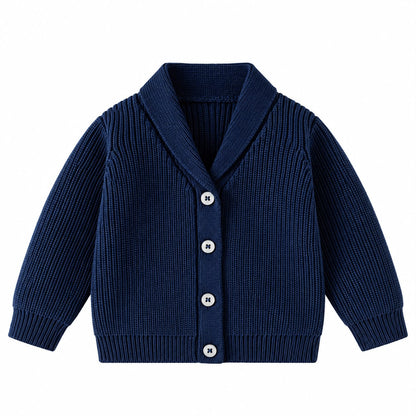 Shawl Collar Knit Cardigan