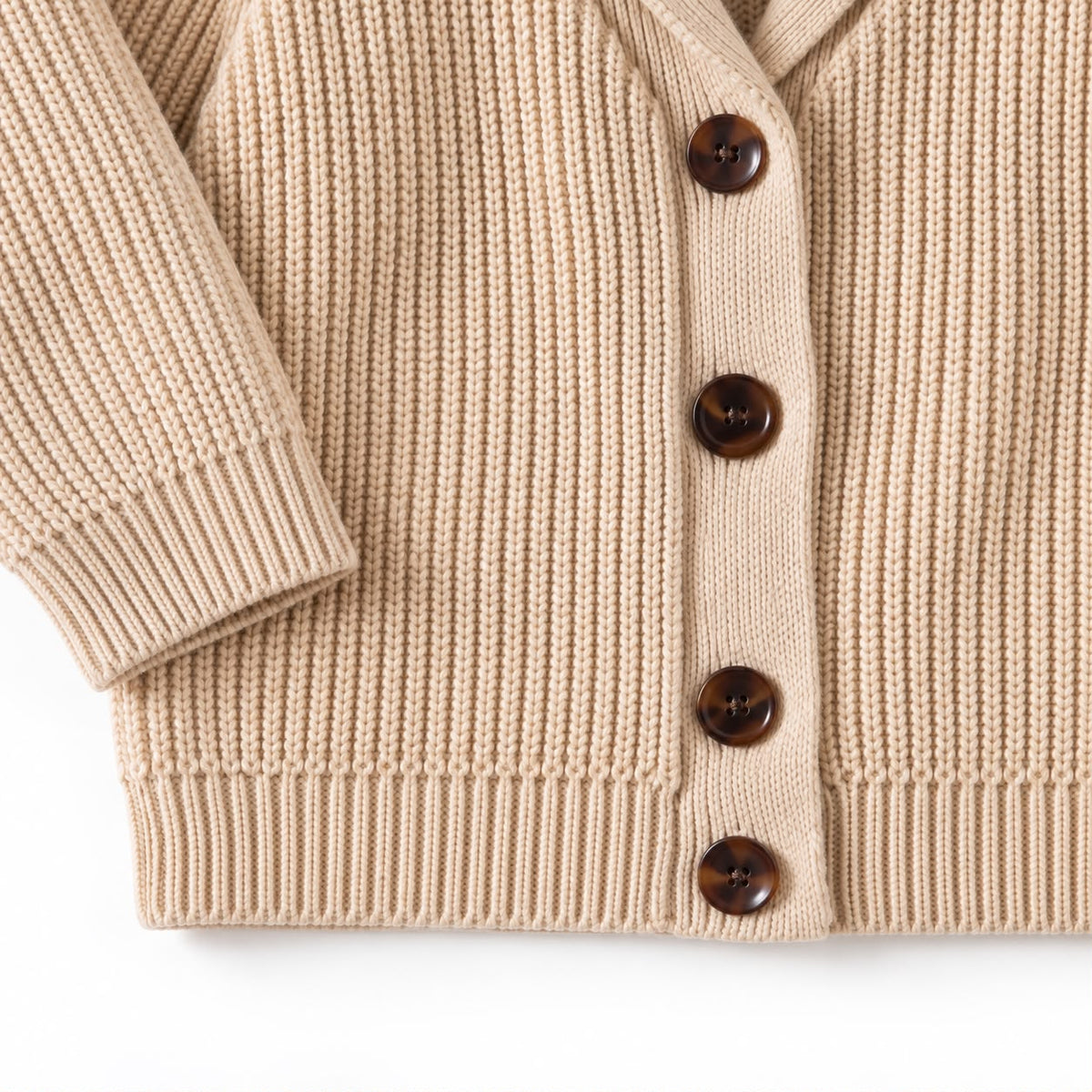 Shawl Collar Knit Cardigan