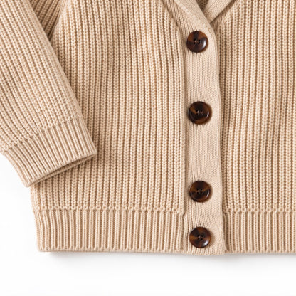 Shawl Collar Knit Cardigan