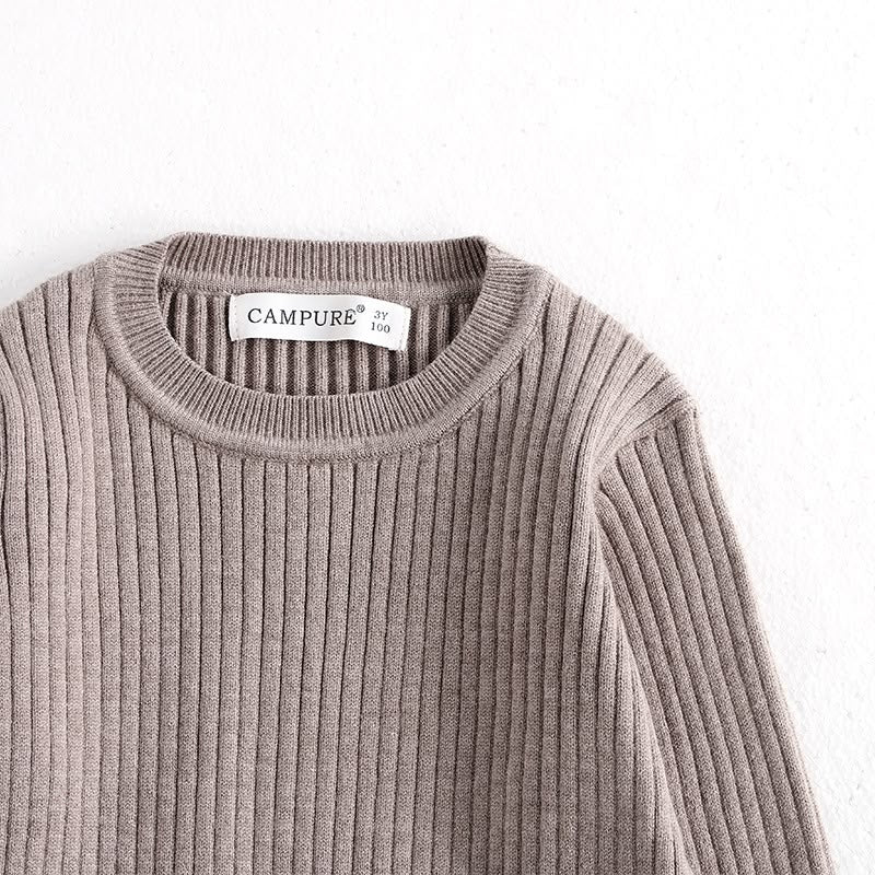 Ribbed Knit Outfit Set