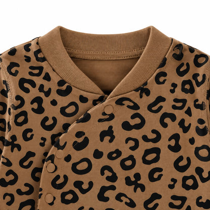 Leopard Print Baby Outfit Set