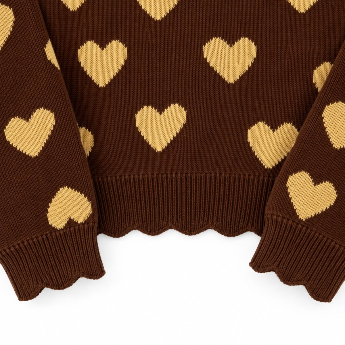 Heart Knit Sweater and Pants Set