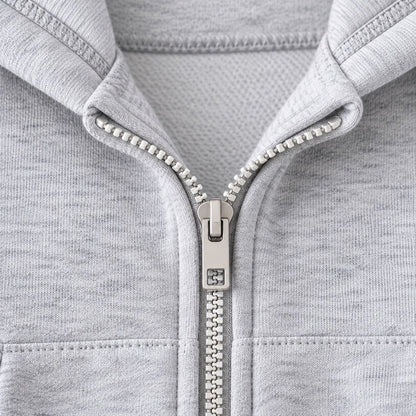 Zip Hoodie and Wide Leg Pants Set