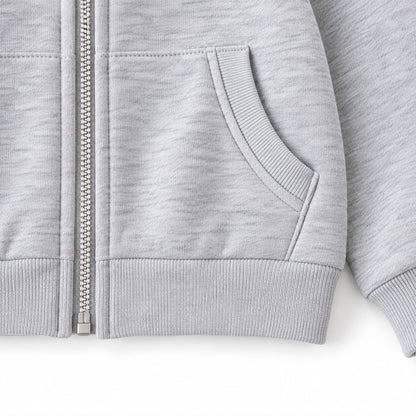 Zip Hoodie and Wide Leg Pants Set