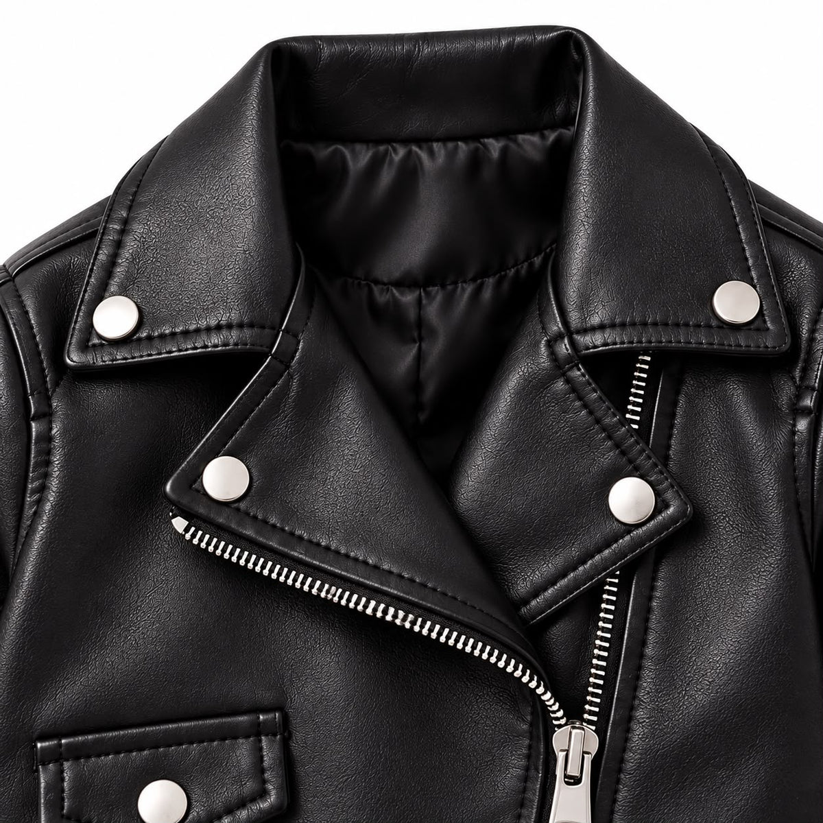 Belted Kids Biker Jacket