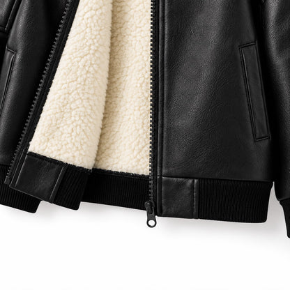 Warm Lined Kids Bomber Jacket