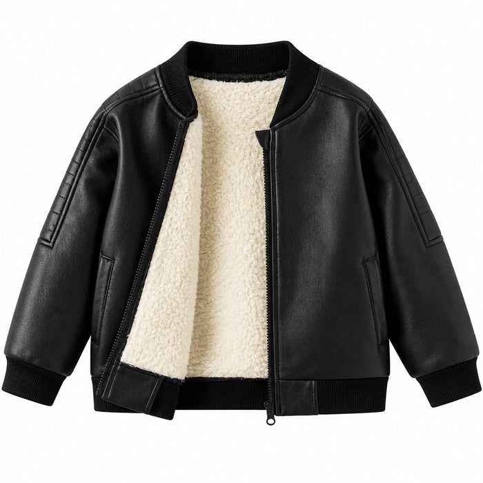 Warm Lined Kids Bomber Jacket