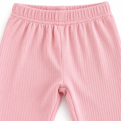 Ribbed Heart Top and Pants Set
