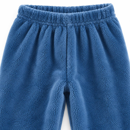 Fleece Button Jacket and Pants Set