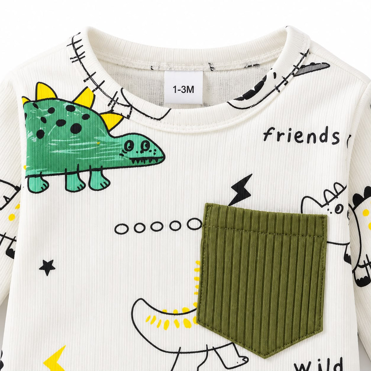 Dinosaur Pocket Top and Pants Set