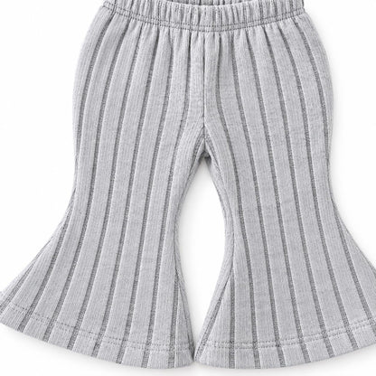 Cat Detail Ribbed Outfit Set