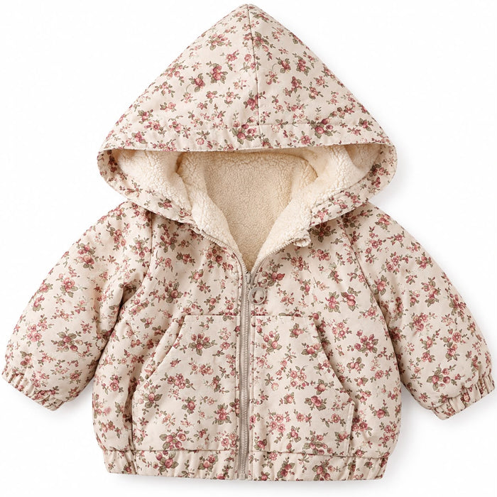 Sherpa Lined Floral Jacket
