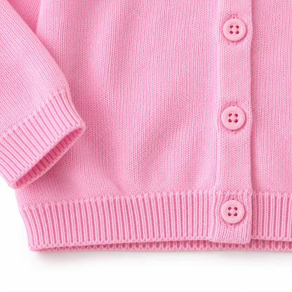 Round Neck Knit Cardigan