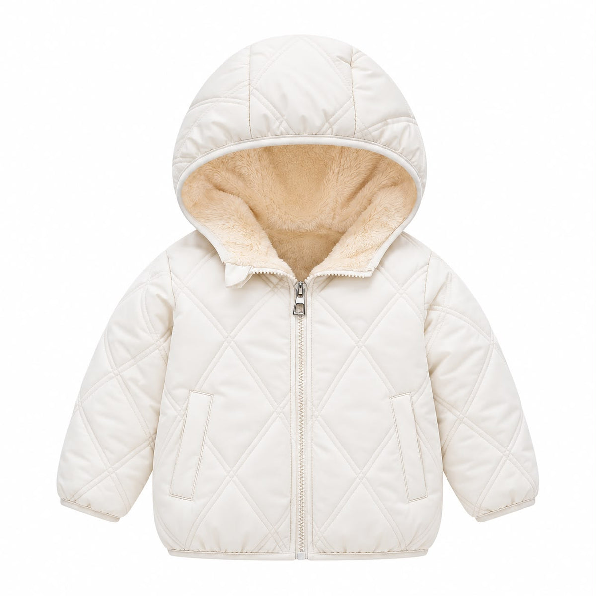 Quilted Hooded Baby Jacket