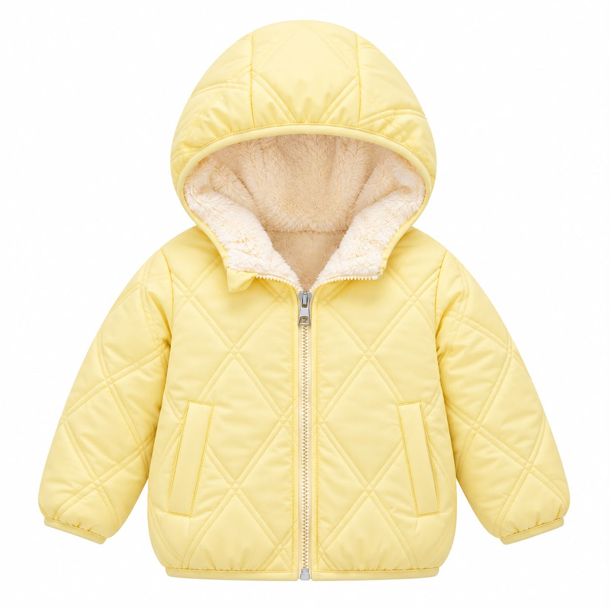 Quilted Hooded Baby Jacket