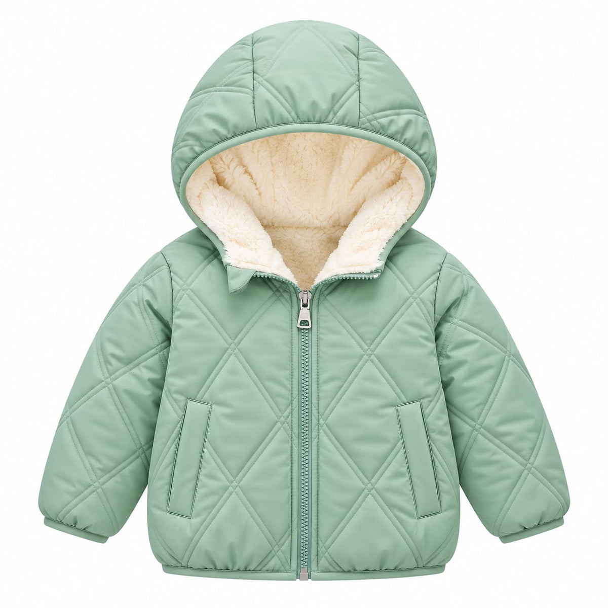 Quilted Hooded Baby Jacket