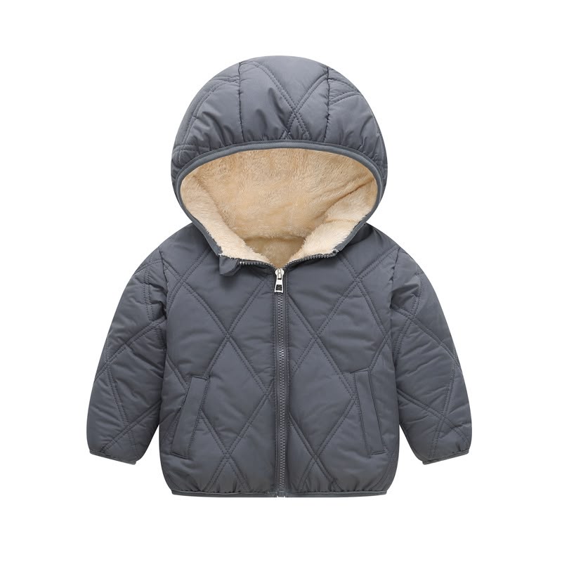 Quilted Hooded Baby Jacket