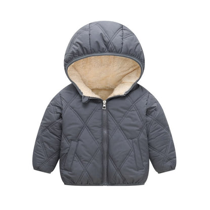Quilted Hooded Baby Jacket