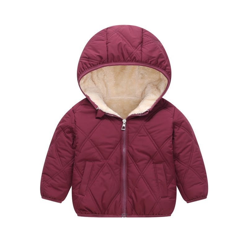 Quilted Hooded Baby Jacket