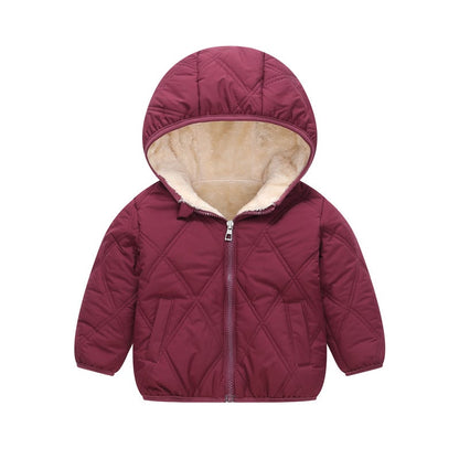 Quilted Hooded Baby Jacket