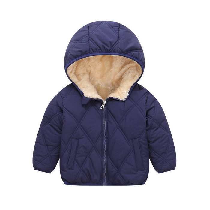 Quilted Hooded Baby Jacket