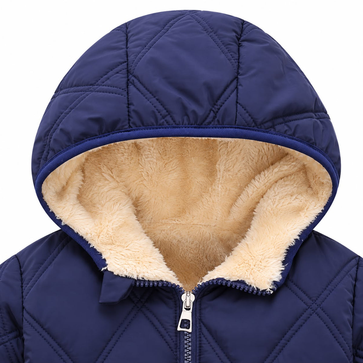 Quilted Hooded Baby Jacket