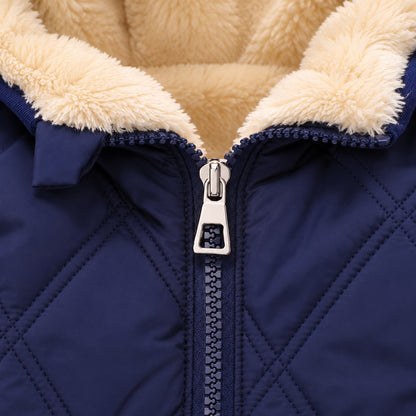 Quilted Hooded Baby Jacket