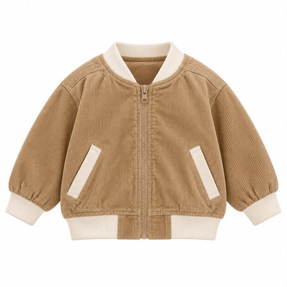 Corduroy Zip Baby Jacket