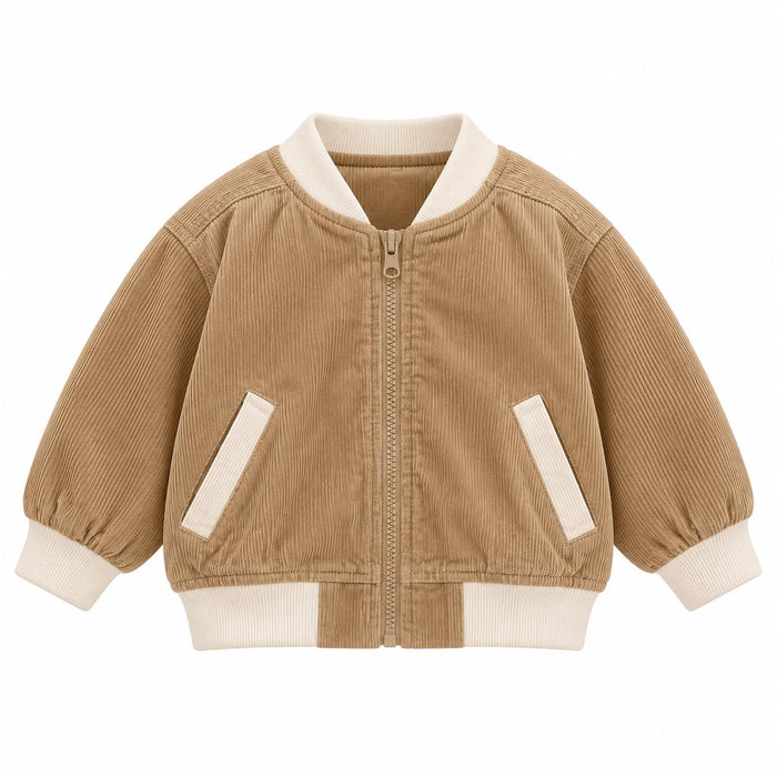 Corduroy Zip Baby Jacket
