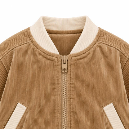 Corduroy Zip Baby Jacket