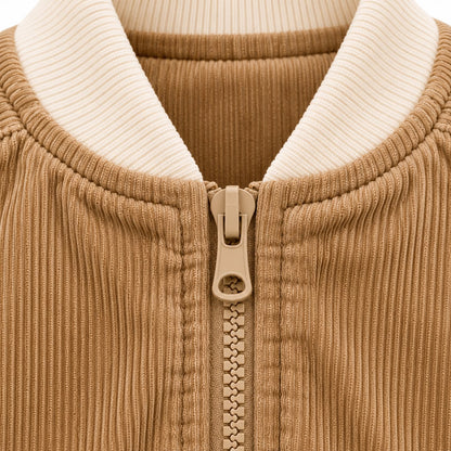 Corduroy Zip Baby Jacket