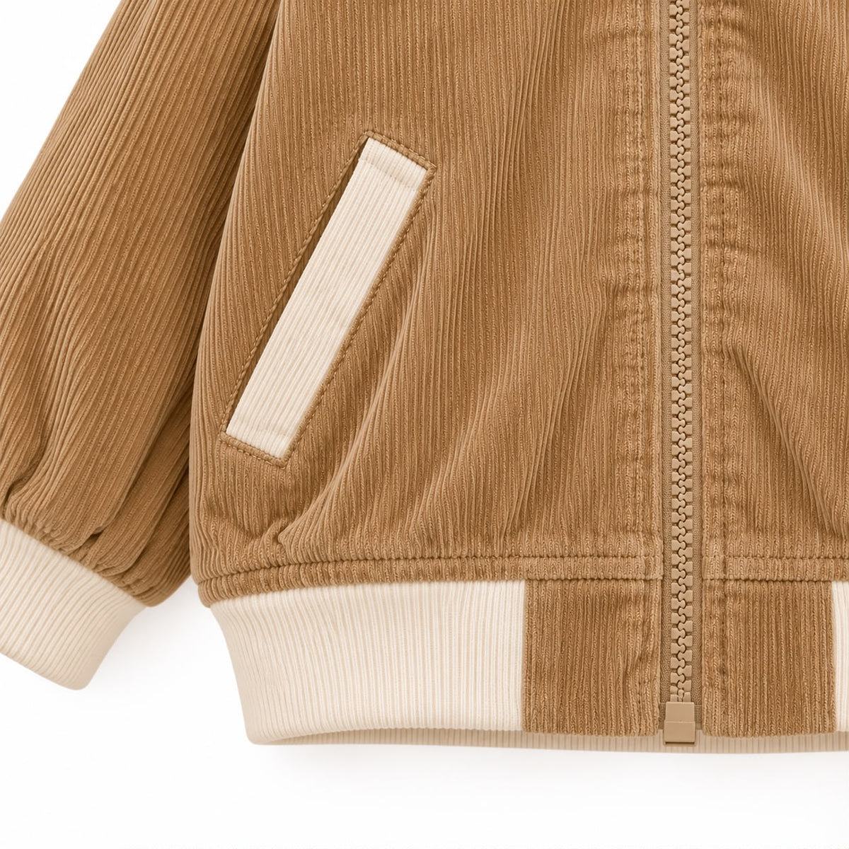 Corduroy Zip Baby Jacket