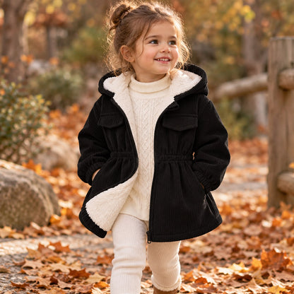 Fleece Lined Hooded Jacket