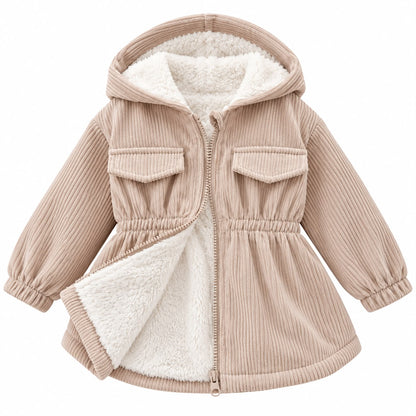 Fleece Lined Hooded Jacket