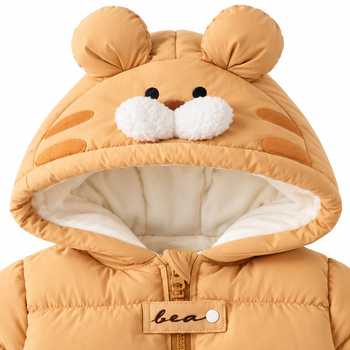 Bear Ear Puffer Baby Jacket