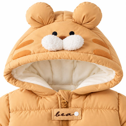 Bear Ear Puffer Baby Jacket