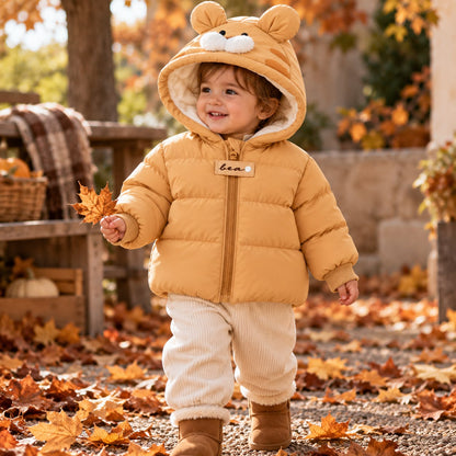 Bear Ear Puffer Baby Jacket