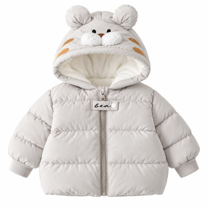 Bear Ear Puffer Baby Jacket