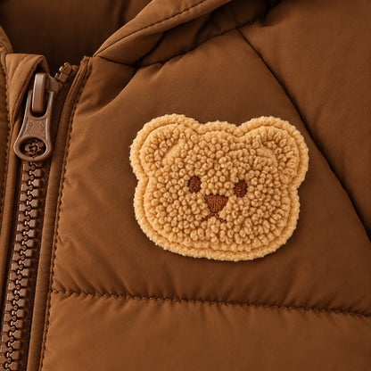 Bear Hood Puffer Baby Jacket