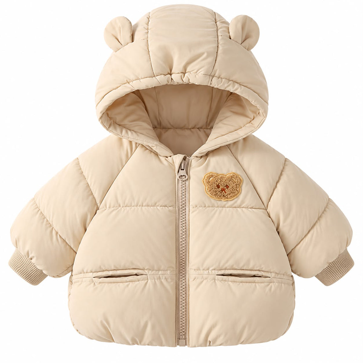 Bear Hood Puffer Baby Jacket