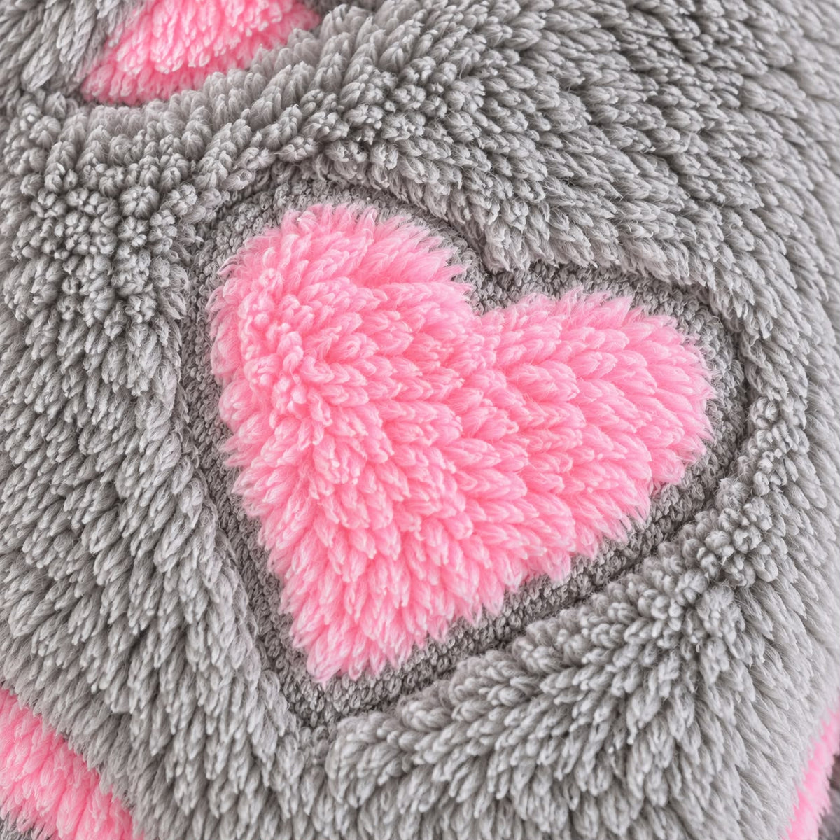 Plush Heart Baby Romper