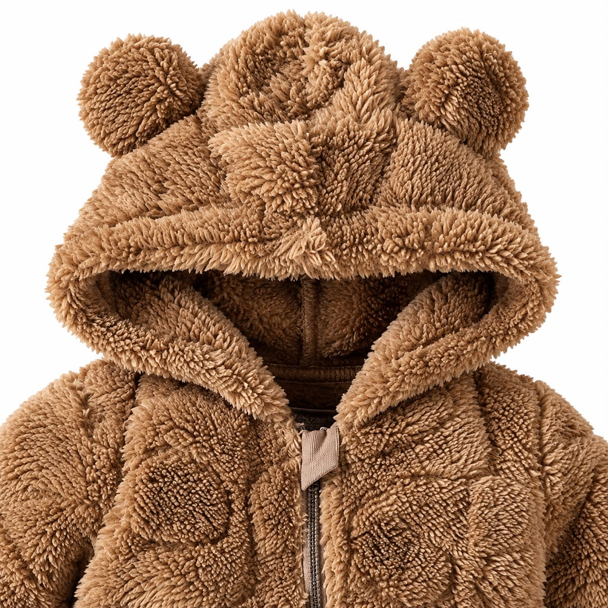 Plush Bear Baby Jumpsuit