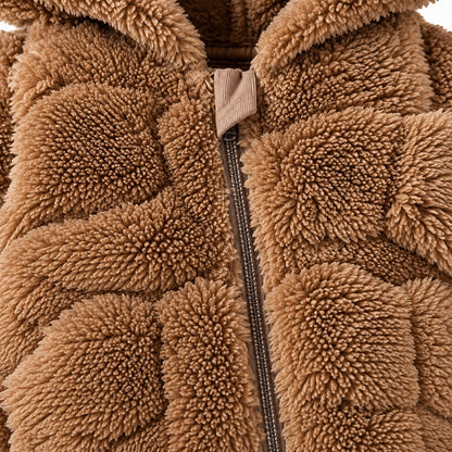 Plush Bear Baby Jumpsuit