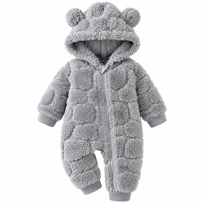 Plush Bear Baby Jumpsuit