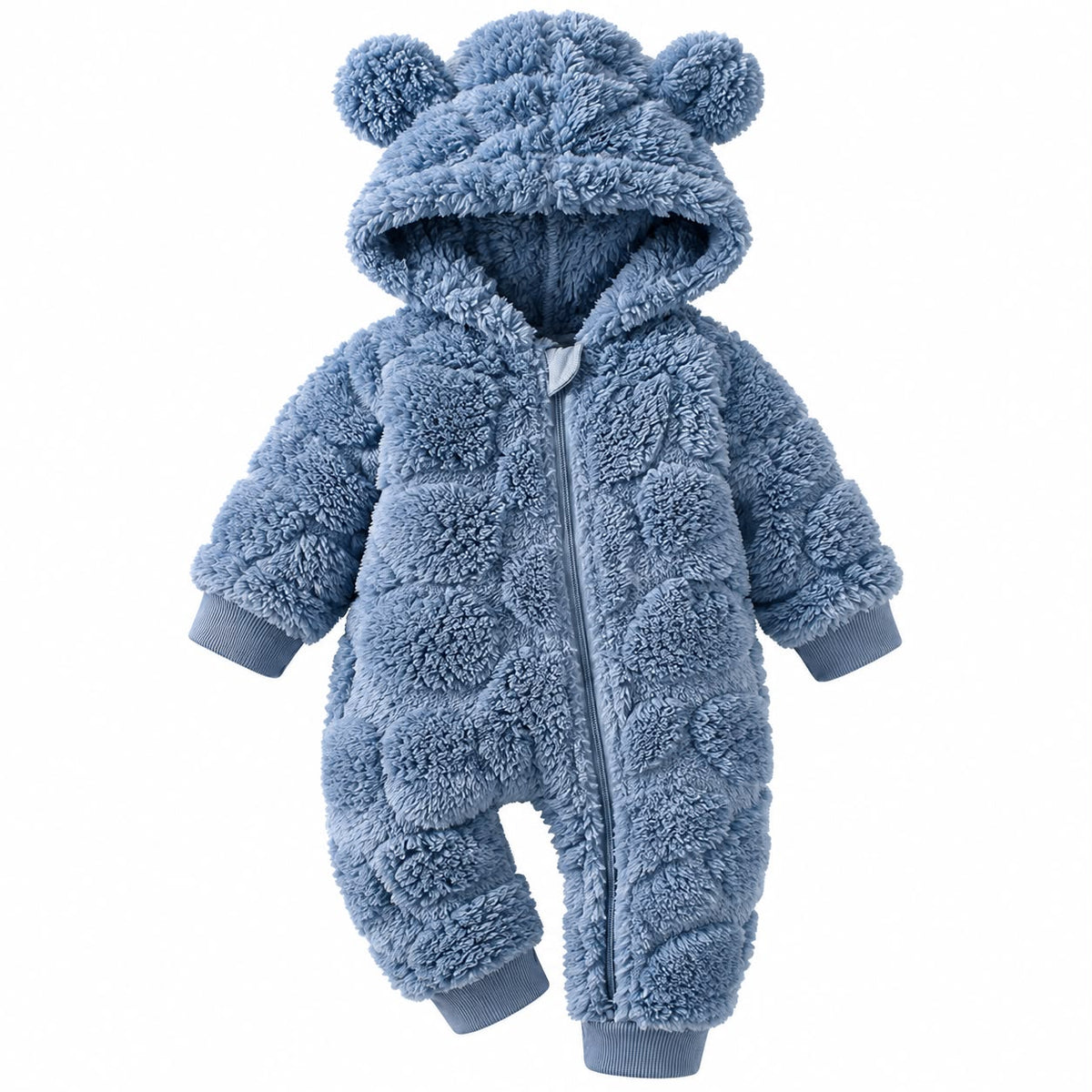 Plush Bear Baby Jumpsuit