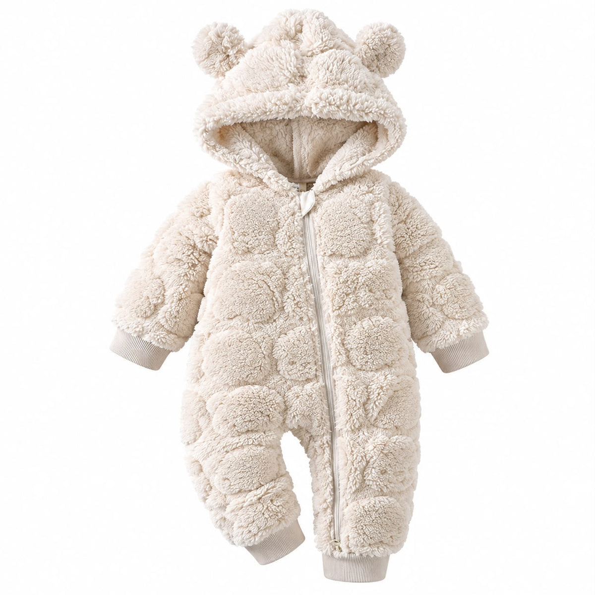 Plush Bear Baby Jumpsuit