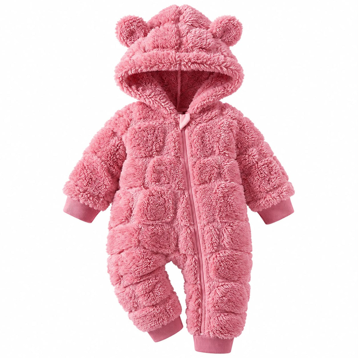 Plush Bear Baby Jumpsuit