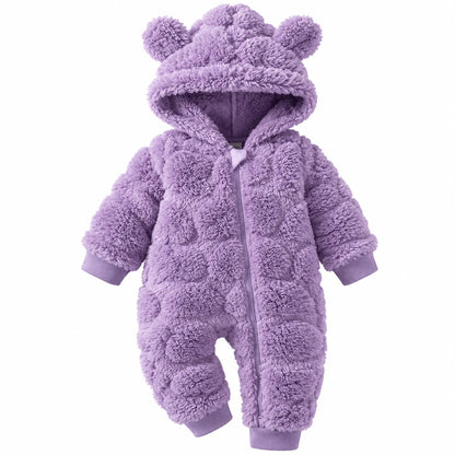 Plush Bear Baby Jumpsuit